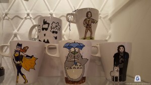 tazas obra de autor en Brigadoon Zaragoza